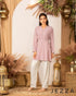 V-Neck Above-Knee Polyester Top 62461